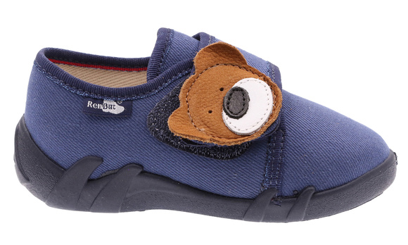 Kinder Hausschuhe Textilschuhe mit Klettverschluss