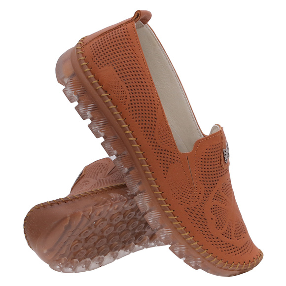 Damenschuhe Mokassins flexible Sohle