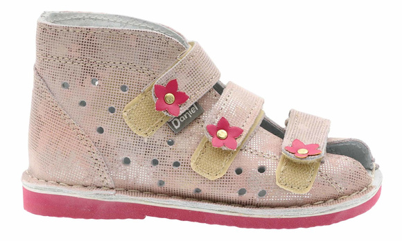 Kinder-Schutzpantoffeln mit Thomas-Absatz mit Klettverschluss