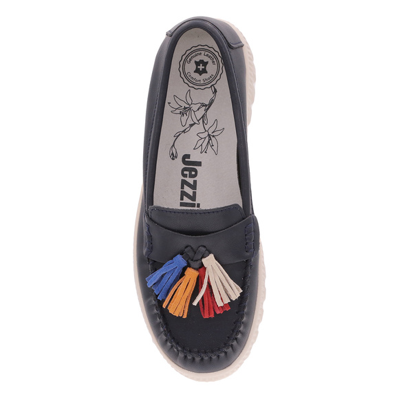 Damenschuhe Mokassins Fransen