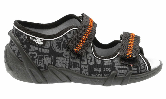 Kinder Textil Hausschuhe Sandalen mit Klettverschluss