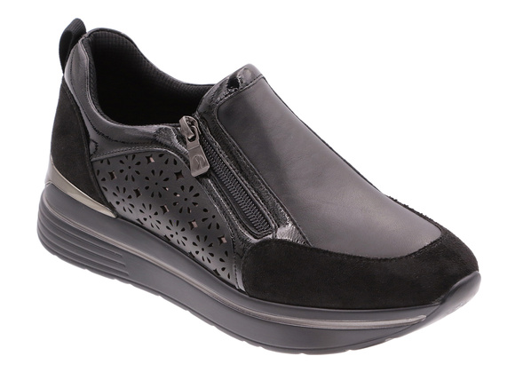 Damen Sportschuhe Sneakers mit Reißverschluss