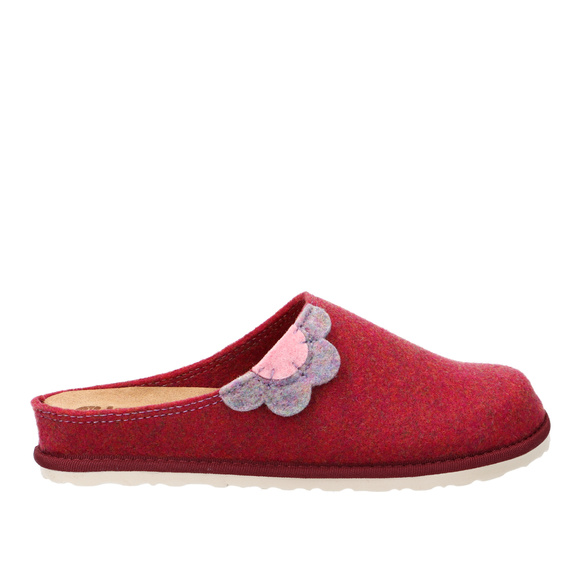 Damenhausschuhe Hausschuhe Filz / herausnehmbare Einlegesohle