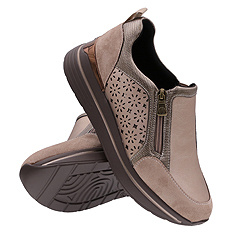 Damen Sportschuhe Sneakers mit Reißverschluss