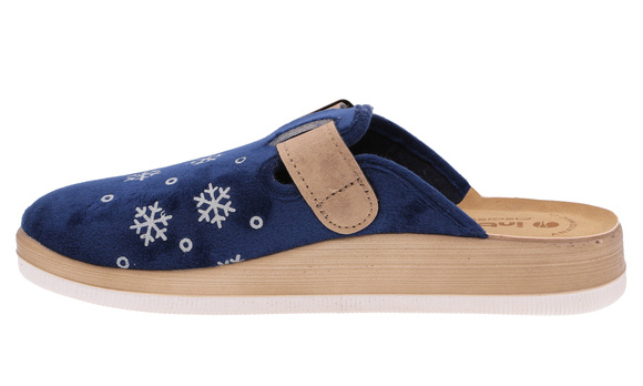 Damenpantoffeln warme Hausschuhe Schneebälle