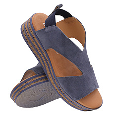 Damensandalen mit Gummiband