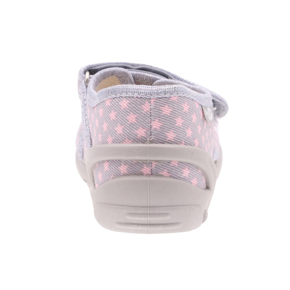 Kinder Textil Hausschuhe, Klettsandalen