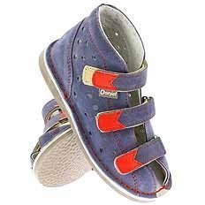 Kinder-Pantoffeln zur Vorsorge mit Klettverschluss