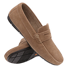 Herrenschuhwerk Halbschuhe Mokassins Leder