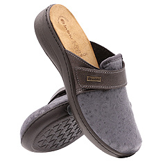 Damen Hausschuhe mit Klettverschluss