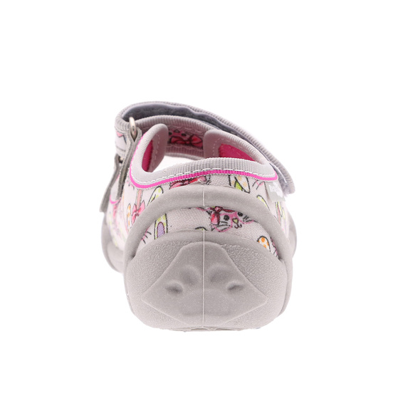 Kinder Textil Hausschuhe Sandalen mit Klettverschluss