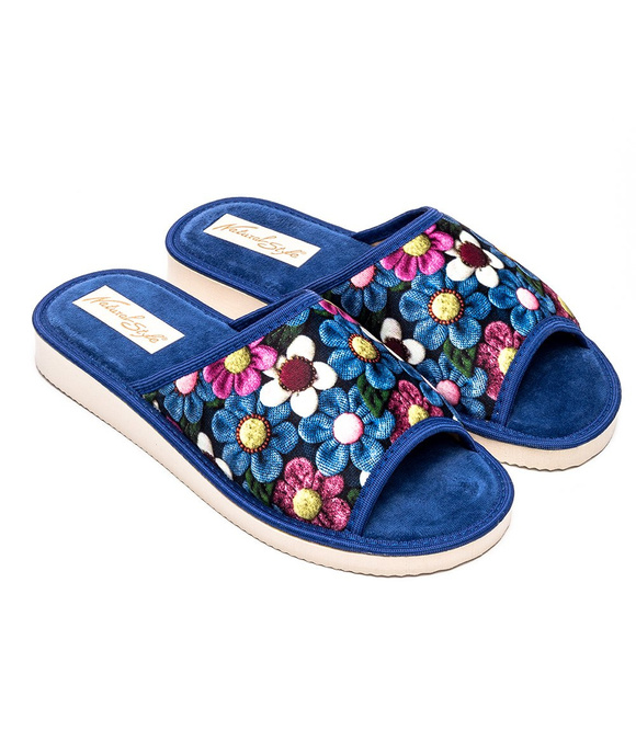 Frauen Hausschuhe Hausschuhe offene Zehe Blumen