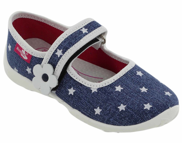 Kinder Hausschuhe Textilschuhe mit Klettverschluss