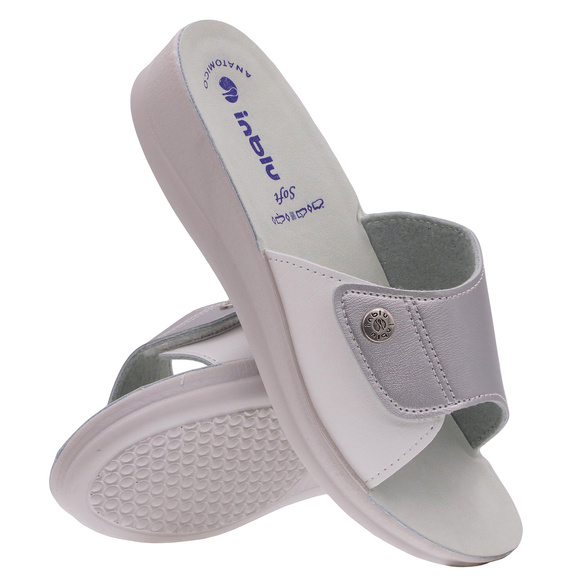 Medizinische Damen-Flip-Flops ohne Zehen, mit Klettverschluss