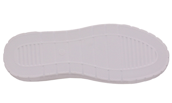 Damenschuhe Sneakers auf einer Plattform mit Reißverschluss