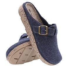 Damen Hausschuhe bequeme Hausschuhe Filz mit Schnalle