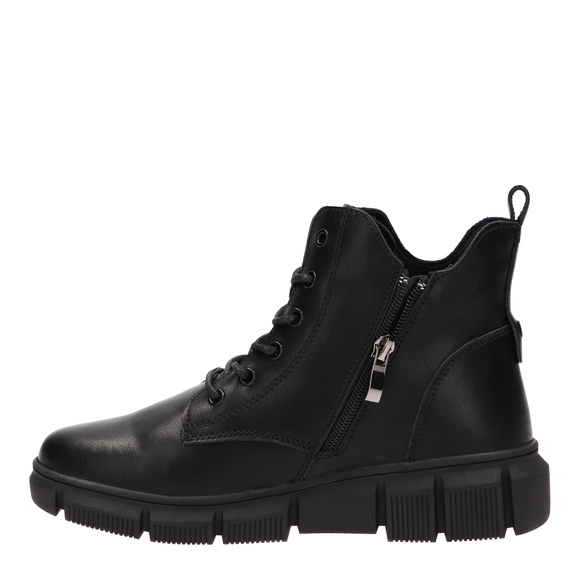 Damen Winterstiefel zum Schnüren mit Reißverschluss