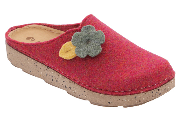 Damen Hausschuhe Filz Hausschuhe Blätter