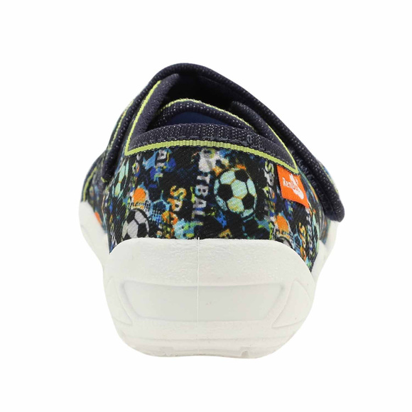 Kinder-Textilhausschuhe mit Klettverschluss