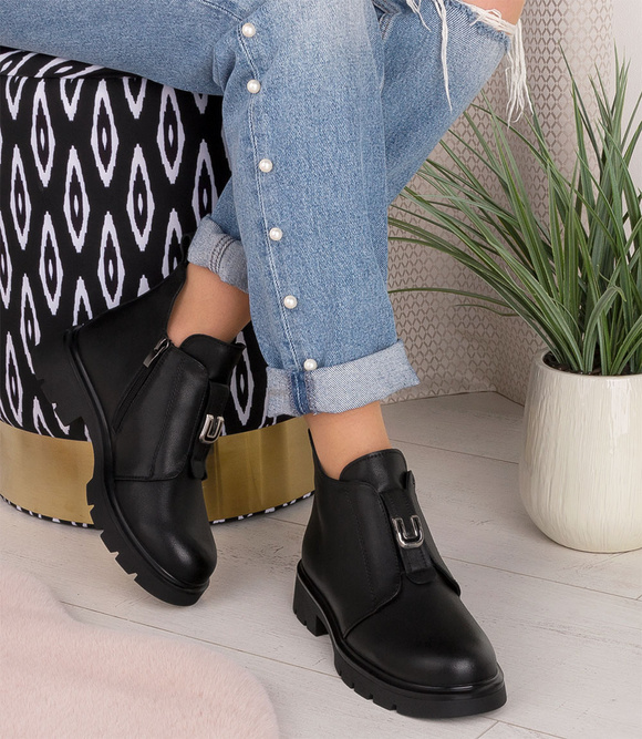 Damen Winterstiefel zum Schnüren mit Reißverschluss