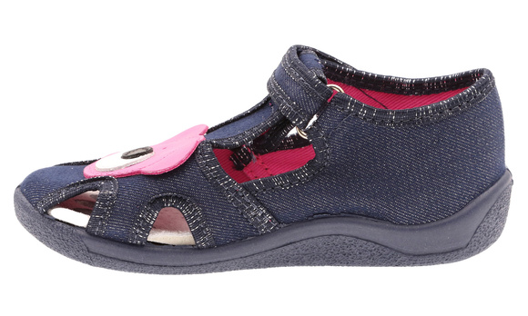 Kinder Hausschuhe Textilschuhe mit Klettverschluss