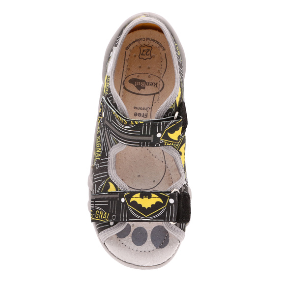 Kinder Textil Hausschuhe Sandalen mit Klettverschluss