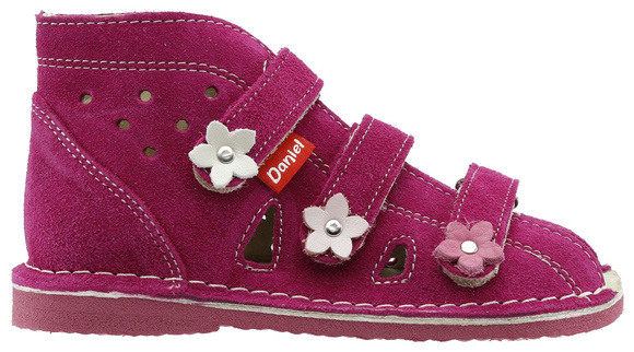 Kinder-Schutzpantoffeln mit Thomas-Absatz mit Klettverschluss