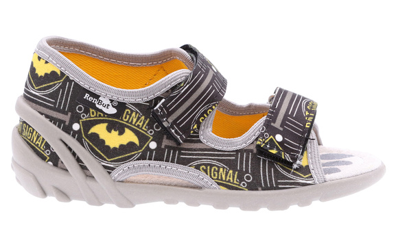 Kinder Textil Hausschuhe, Klettsandalen