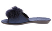 Hausschuhe Damen niedrig Pompon Hausschuhe