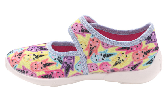 Kinder Hausschuhe Textilschuhe mit Klettverschluss