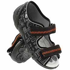 Kinder Textil Hausschuhe Sandalen mit Klettverschluss