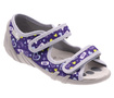 Kinder Textil Hausschuhe Sandalen mit Klettverschluss
