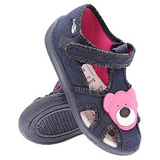 Kinder Hausschuhe Textilschuhe mit Klettverschluss