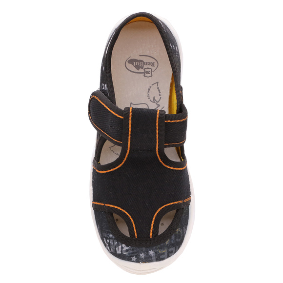 Kinder Hausschuhe Textilschuhe mit Klettverschluss