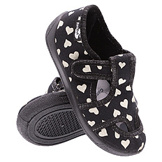 Kinder Hausschuhe Textilschuhe mit Klettverschluss