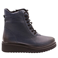 Damen Winterstiefel mit Schnürung und Reißverschluss