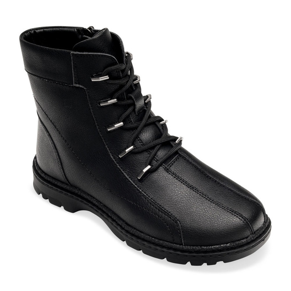 Damen Winterstiefel zum Schnüren mit Reißverschluss