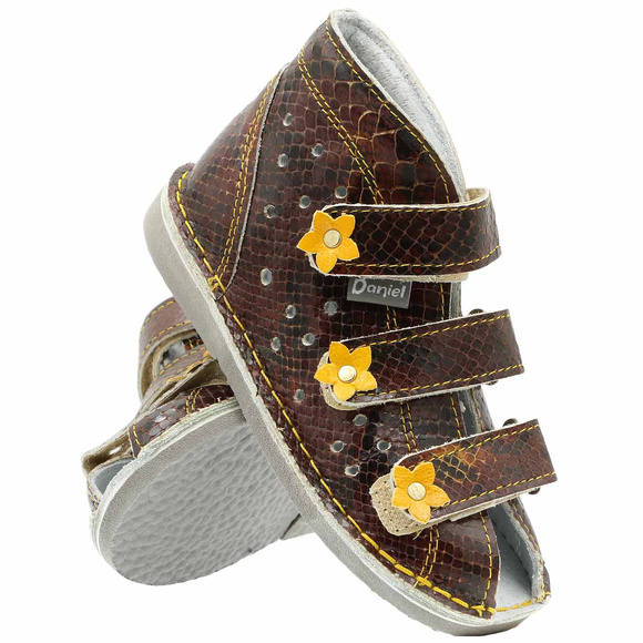 Kinder-Schutzpantoffeln mit Thomas-Absatz mit Klettverschluss