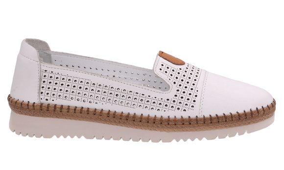 Damenschuhe durchbrochene Mokassins