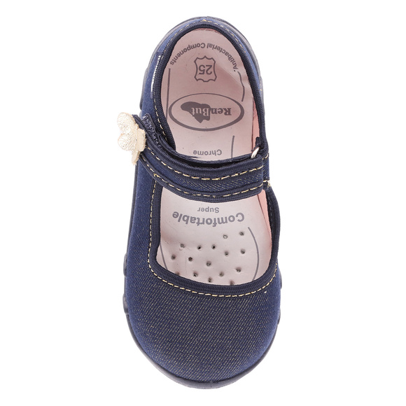 Kinder Hausschuhe Textilschuhe mit Klettverschluss