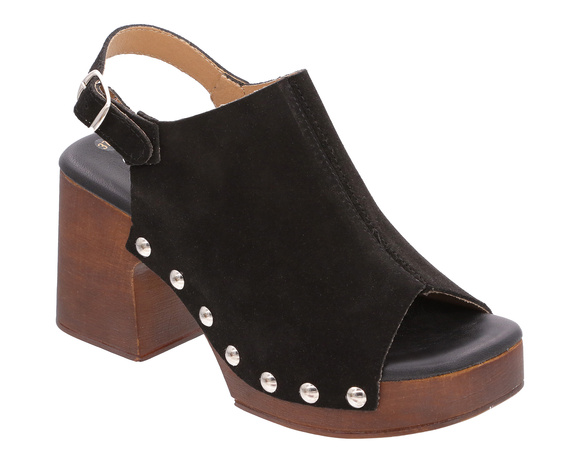 Damensandalen mit hohem Blockabsatz