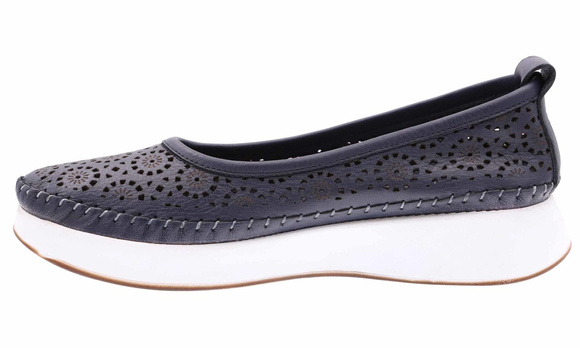 Damenschuhe durchbrochene Ballerinas