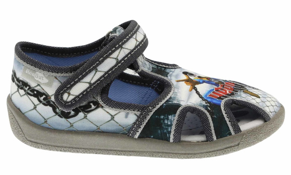 Kinder Hausschuhe Textilschuhe mit Klettverschluss