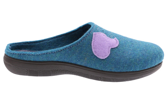 Damen Hausschuhe Hausschuhe Herzen Filz