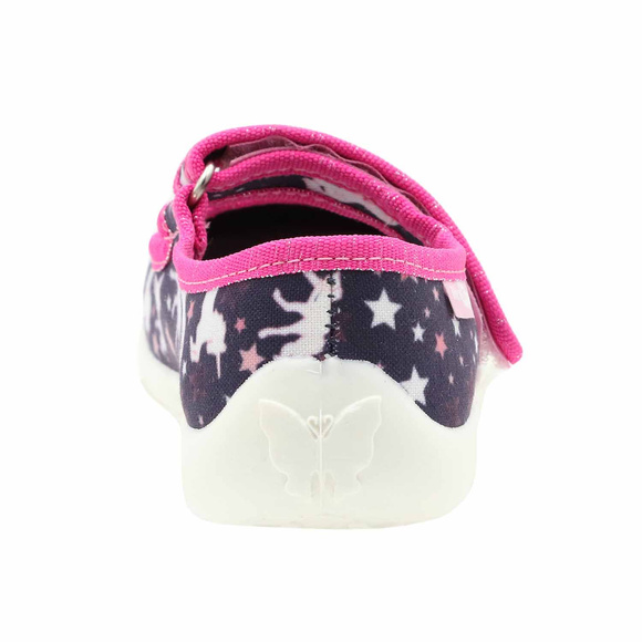 Kinder Hausschuhe Textilschuhe mit Klettverschluss