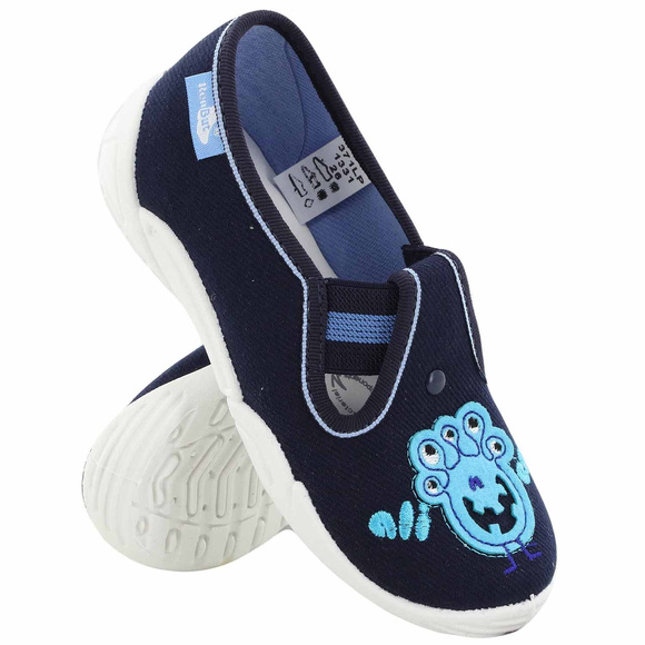 Kinderhausschuhe Textilschuhe mit Gummizug