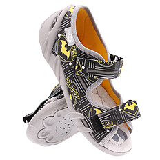 Kinder Textil Hausschuhe Sandalen mit Klettverschluss