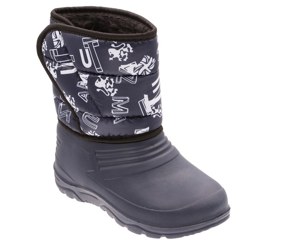 Kinder-Schneestiefel mit Klettverschluss