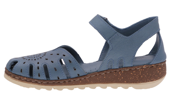 Prophylaxesandalen für Damen mit Vollklettverschluss