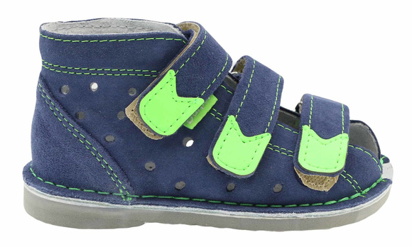 Kinder-Schutzpantoffeln mit Thomas-Absatz mit Klettverschluss